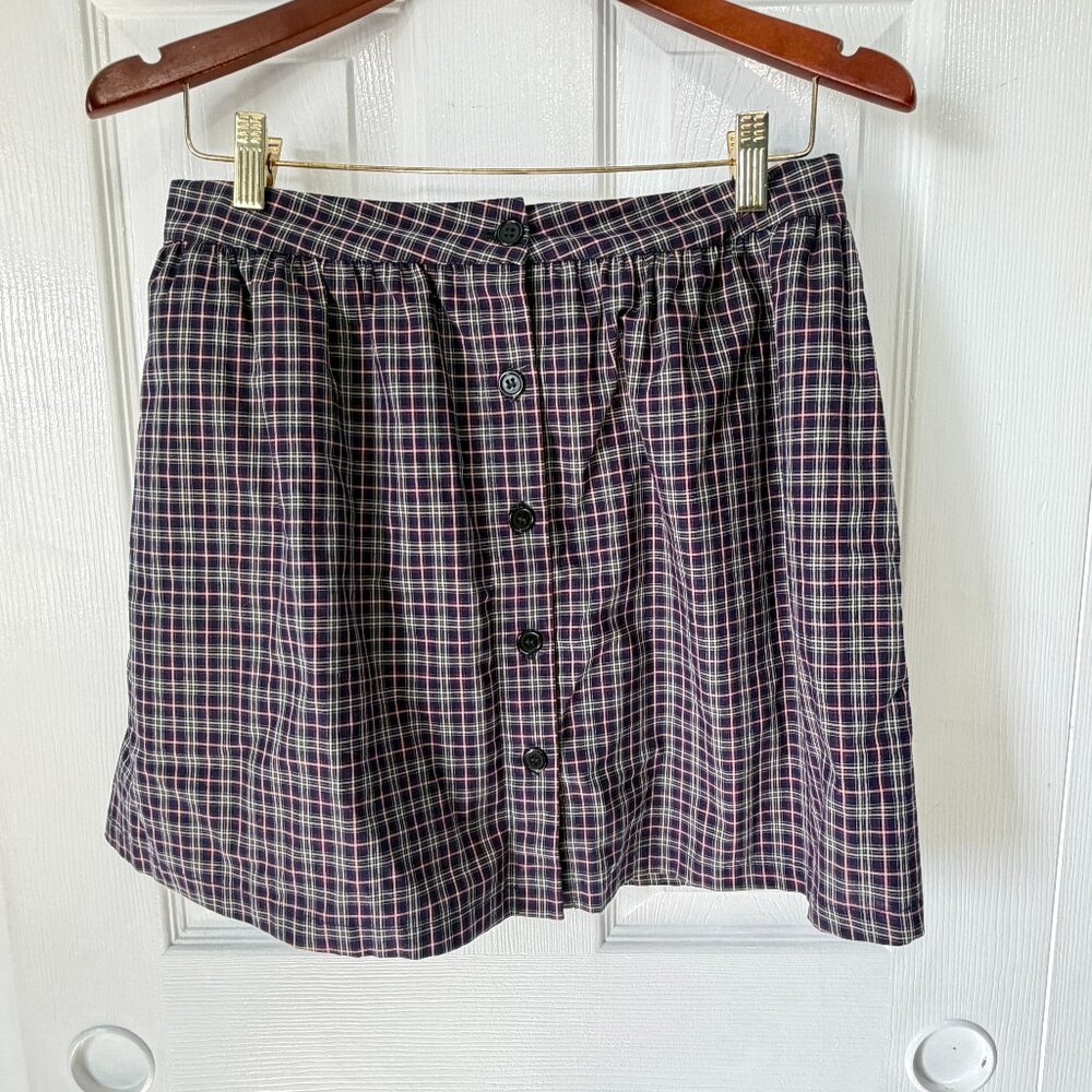Wren Youth Girl's Plaid Skirt Size Medium Uniform Catholic School Pockets